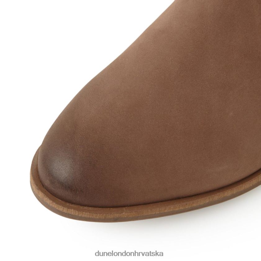 žene gležnjače s kopčom s naslaganom petom Dune London H2BDNP650 piera tupe