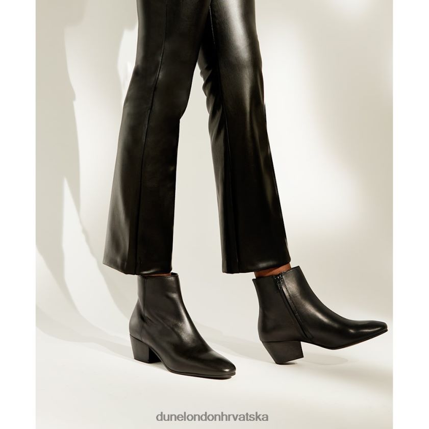 žene gležnjače u zapadnjačkom stilu Dune London H2BDNP253 pisco crno