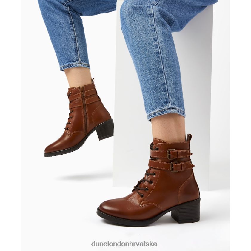 žene široke gležnjače s detaljima kopče Dune London H2BDNP358 paxan preplanuli ten