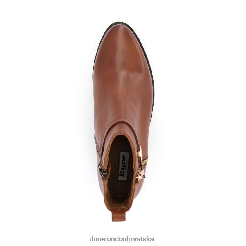 žene široke gležnjače s detaljima na patentni zatvarač Dune London H2BDNP567 papa preplanuli ten