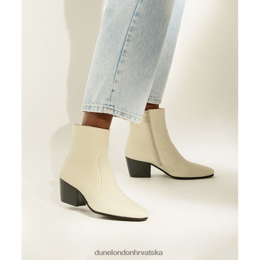 žene kožne gležnjače Dune London H2BDNP484 otvoreno dvorište ekru