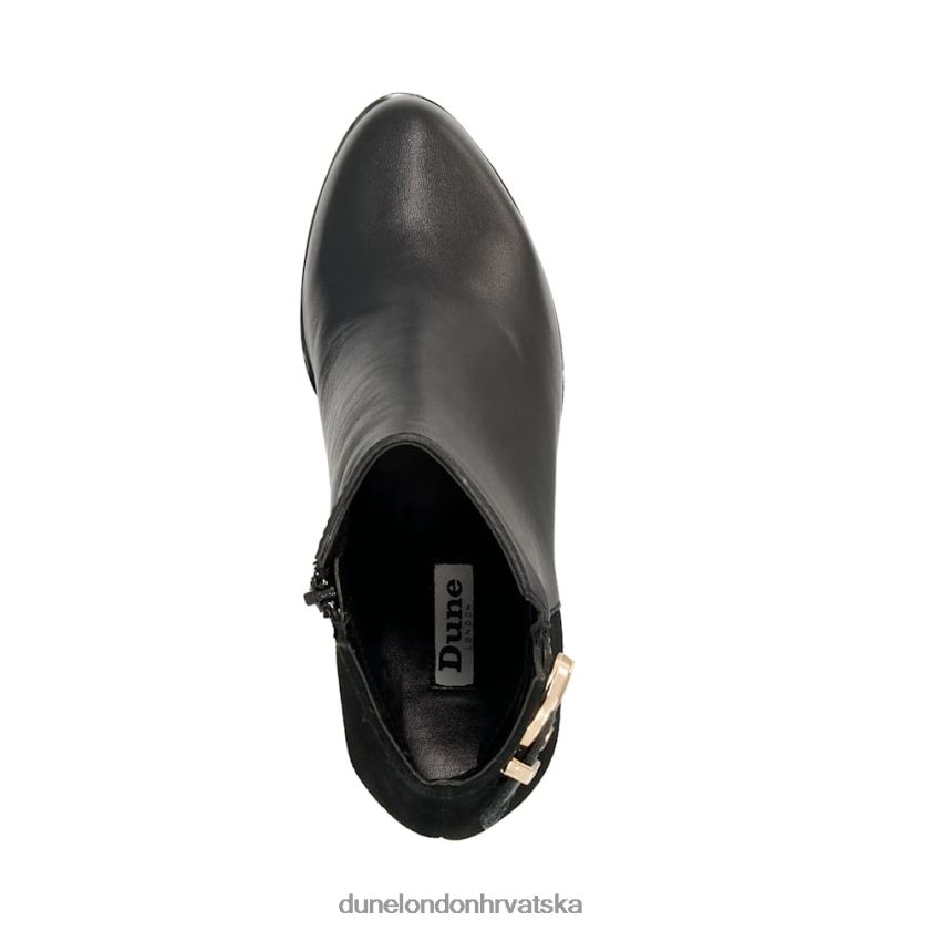 žene kopča gležnjače s petom Dune London H2BDNP440 olla crno
