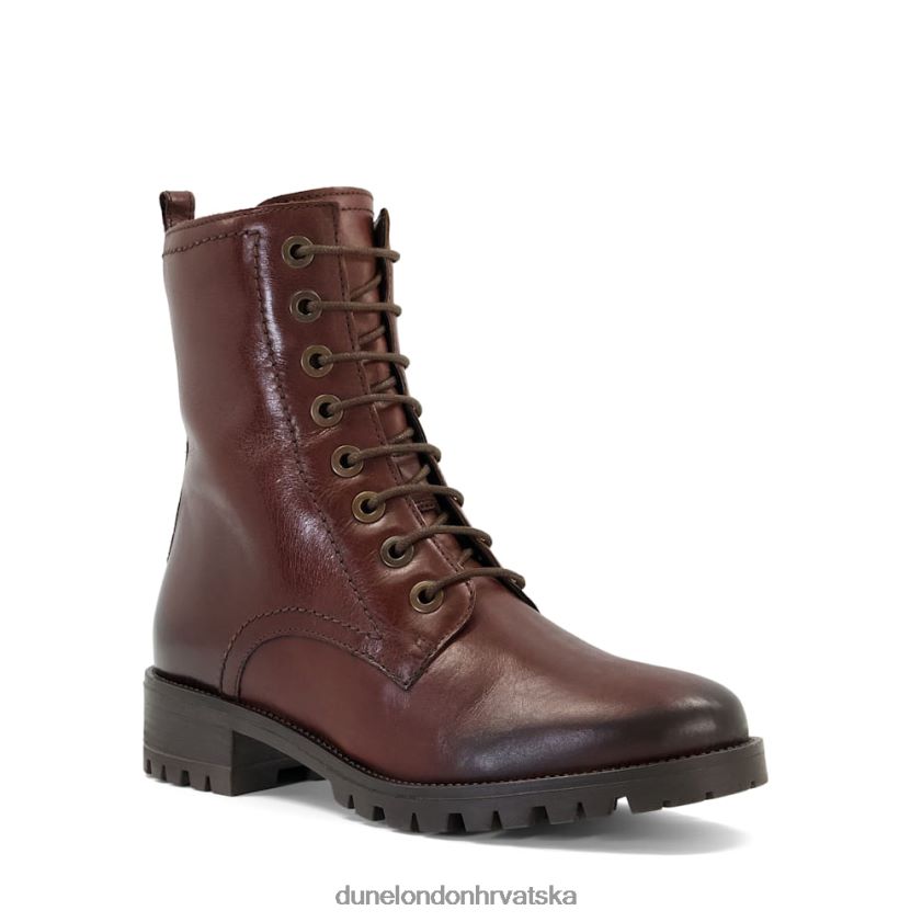 žene planinarske čizme s nazubljenim potplatom Dune London H2BDNP441 predkamen smeđa
