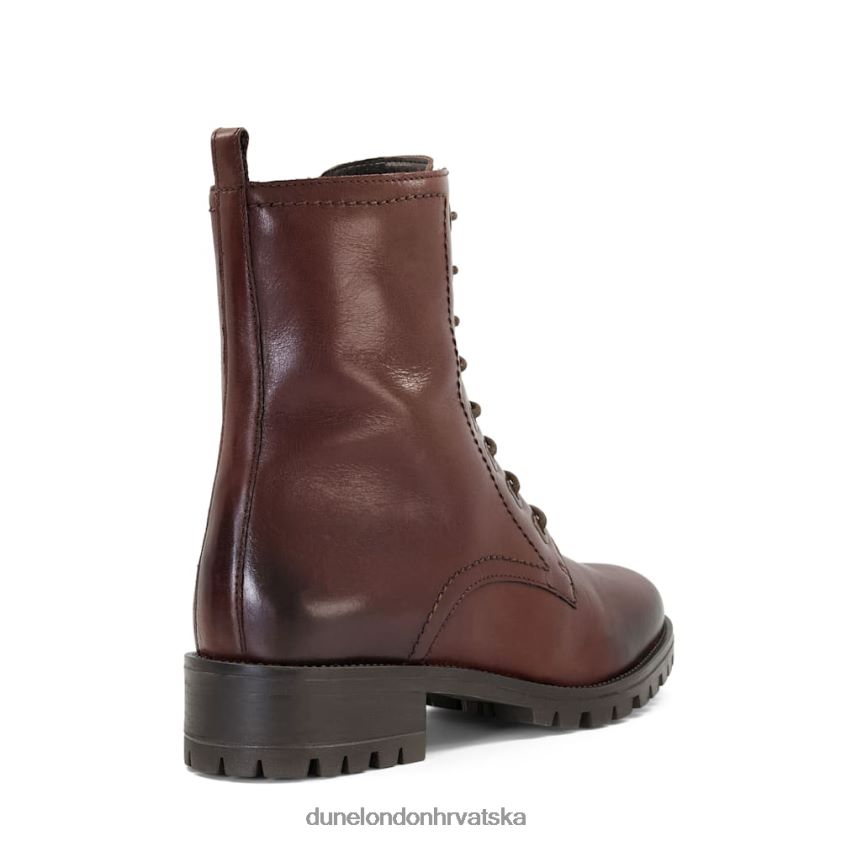 žene planinarske čizme s nazubljenim potplatom Dune London H2BDNP441 predkamen smeđa