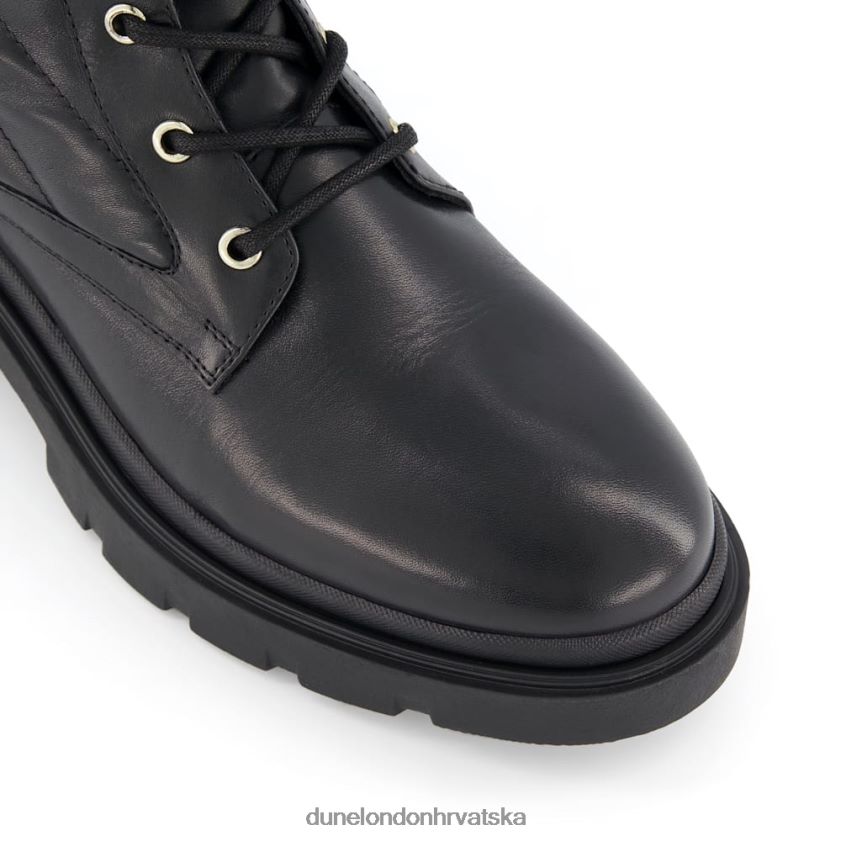 žene prošivene biciklističke čizme Dune London H2BDNP357 uplatitelj crno