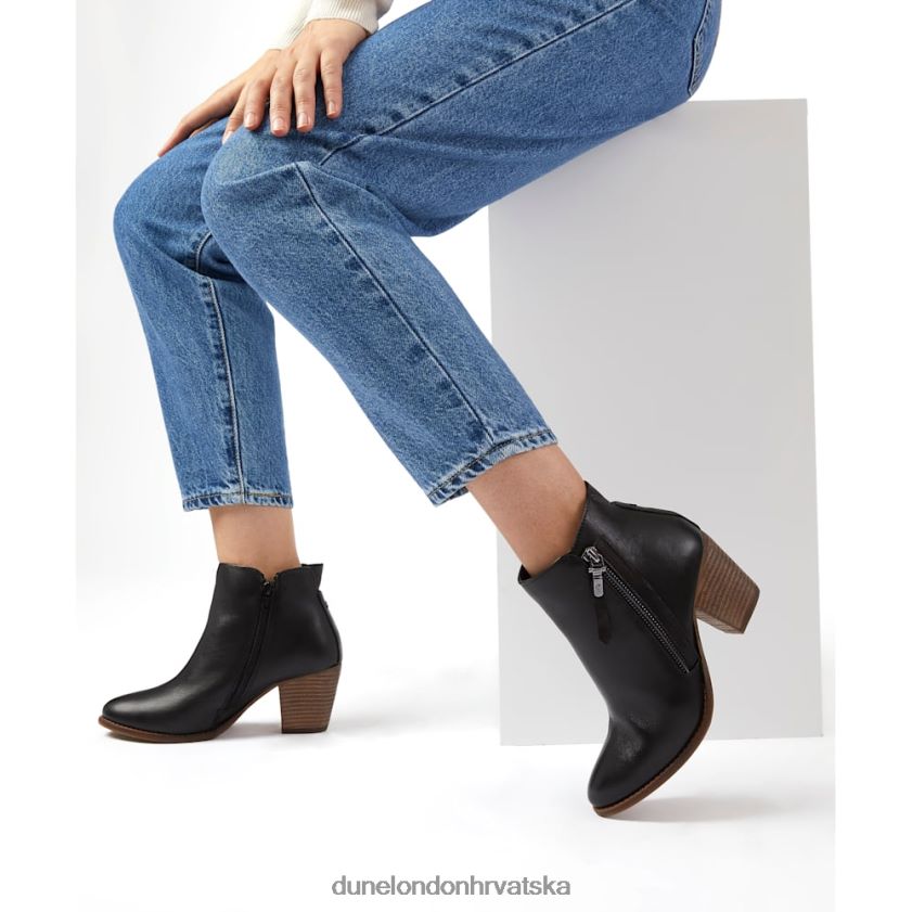 žene western gležnjače Dune London H2BDNP375 paice crno