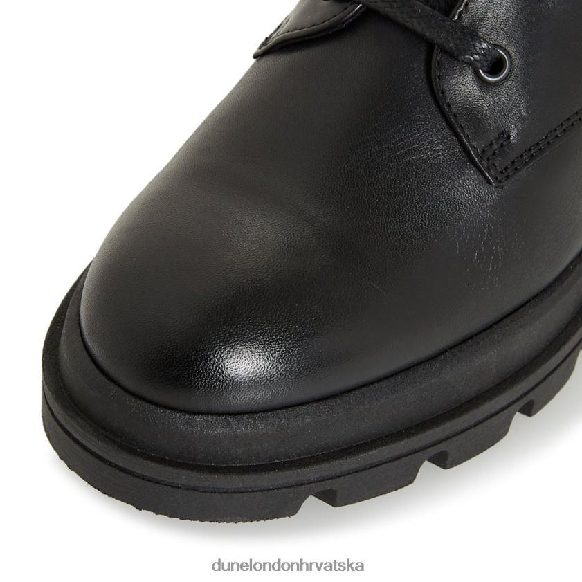 žene zdepast potplat gležnjače na vezanje Dune London H2BDNP652 parque crno