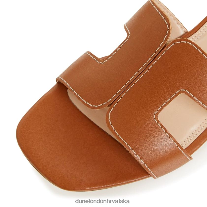 žene široke elegantne klizne sandale Dune London H2BDNP570 lupa preplanuli ten