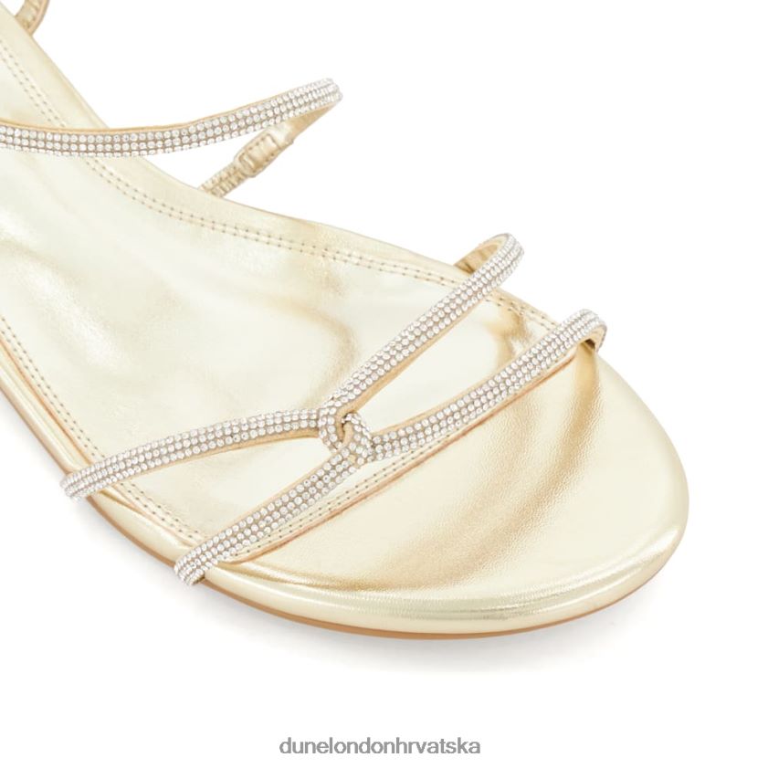 žene široke sandale s diamante-t-barom Dune London H2BDNP48 noću šampanjac