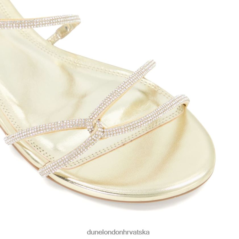 žene jewel-t-bar sandale Dune London H2BDNP459 noću šampanjac