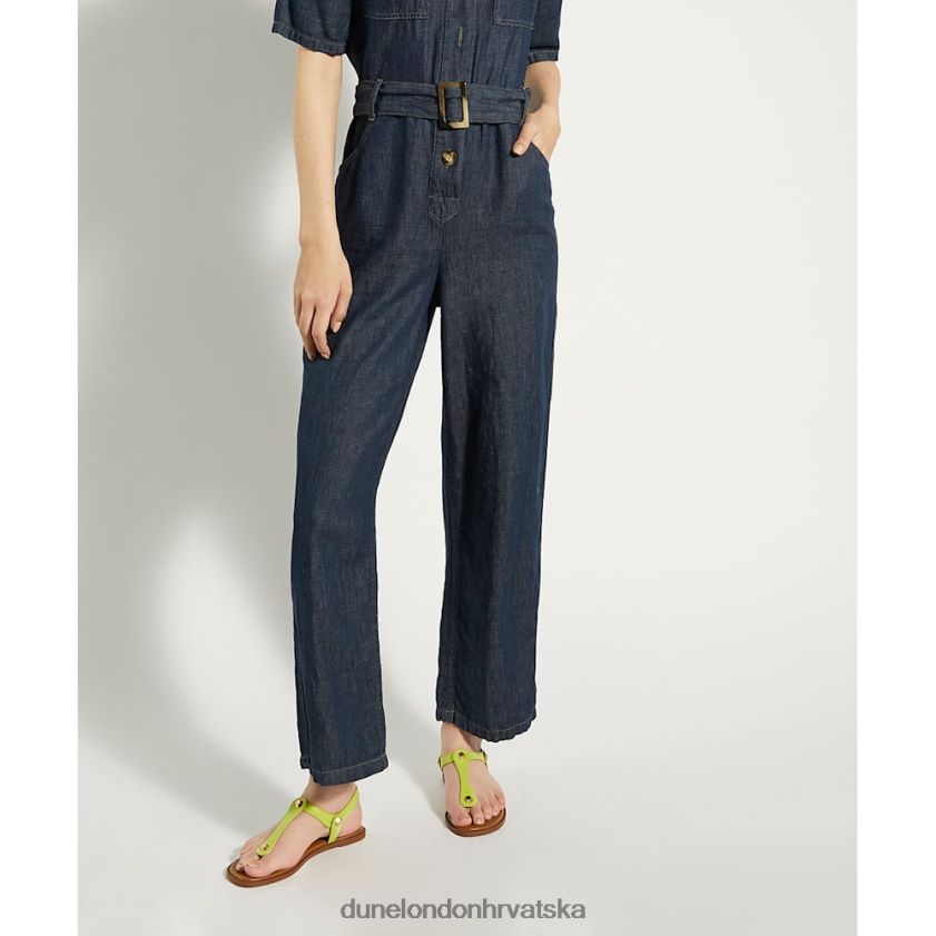 žene kožne ravne sandale Dune London H2BDNP410 kasnije limeta zelena