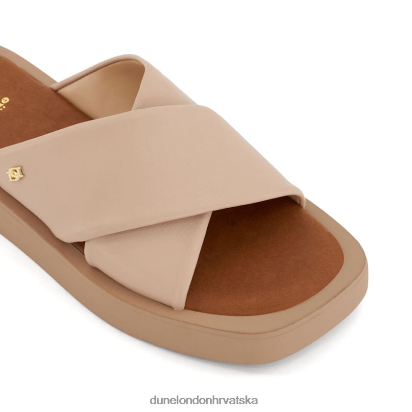 žene kožne ravne sandale Dune London H2BDNP520 liker gola