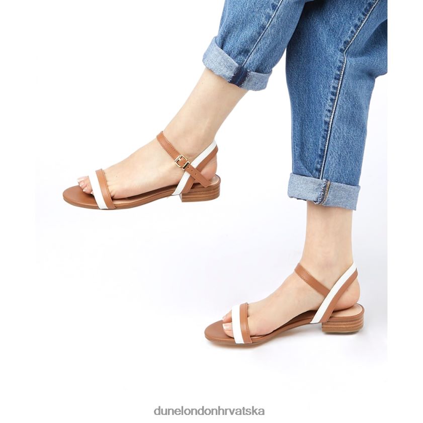 žene kožne sandale Dune London H2BDNP562 odanost preplanuli ten