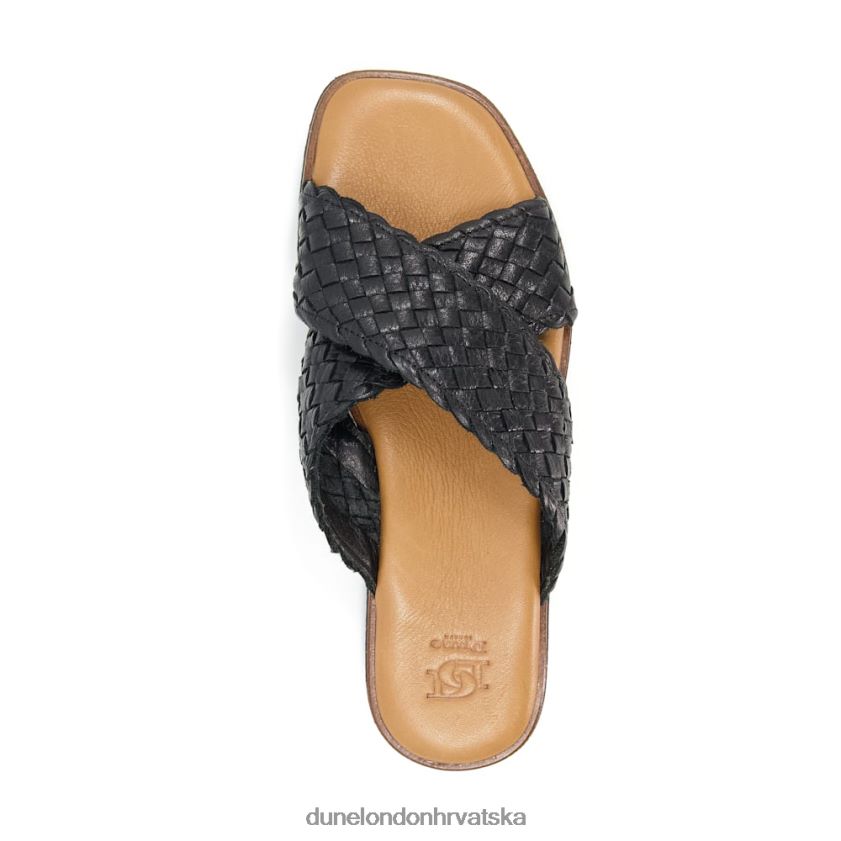 žene patike od tkane kože Dune London H2BDNP596 lexy crno