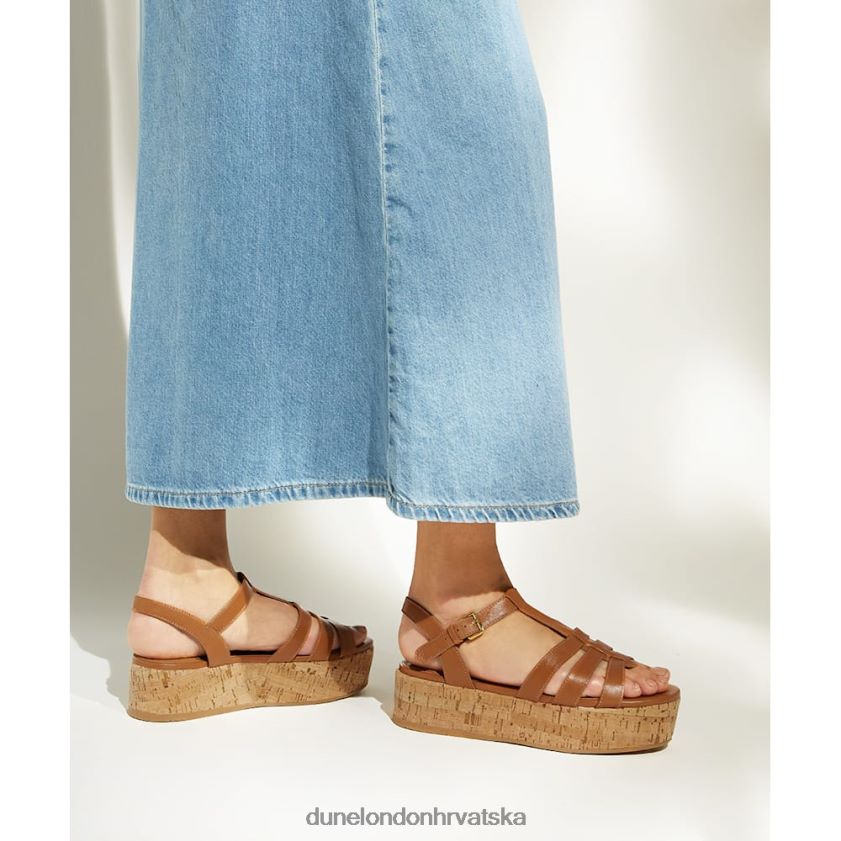žene plutene sandale s remenčićima Dune London H2BDNP166 leća preplanuli ten