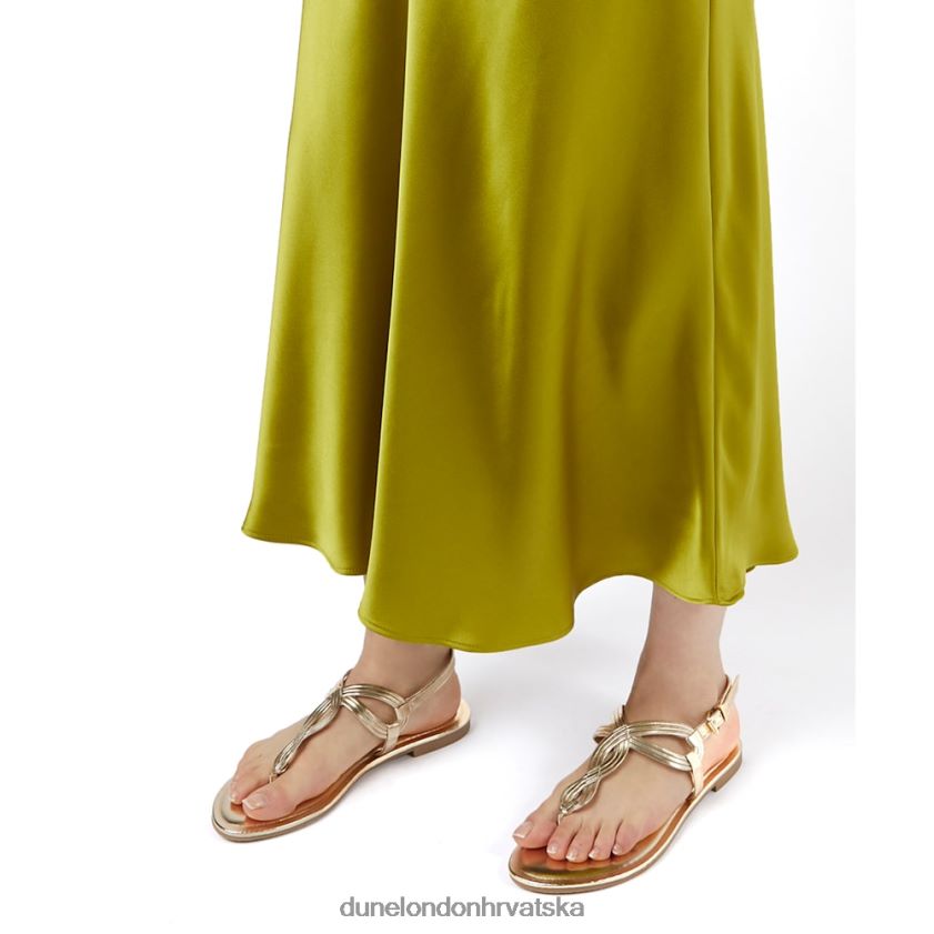 žene sandale s uvijenim prstima Dune London H2BDNP331 logika zlato