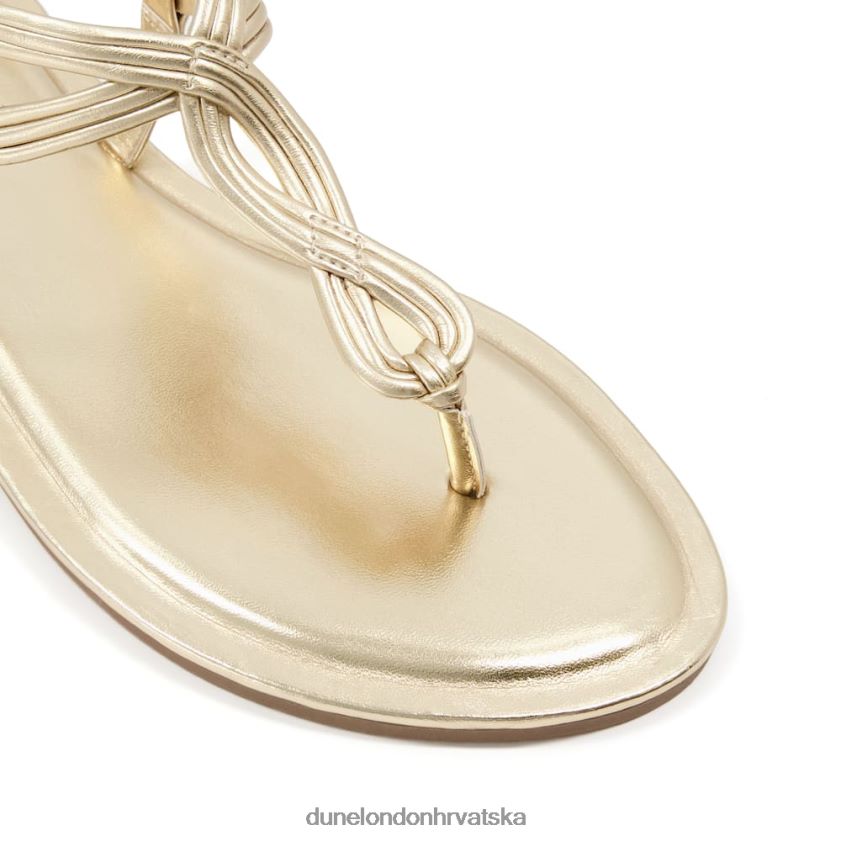 žene sandale s uvijenim prstima Dune London H2BDNP331 logika zlato
