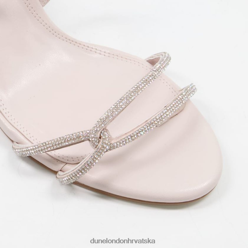 žene diamante sandale s petom s remenčićima Dune London H2BDNP639 veličanstvo ekru