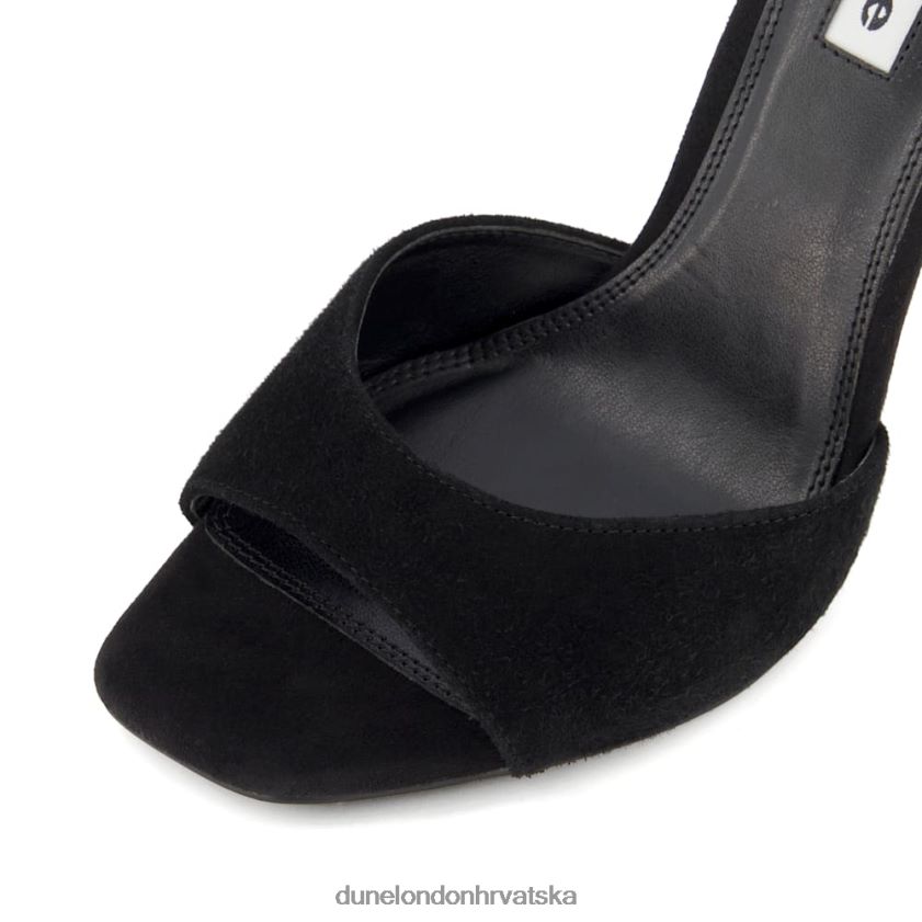 žene dvodijelne sandale na petu Dune London H2BDNP647 mistie crno