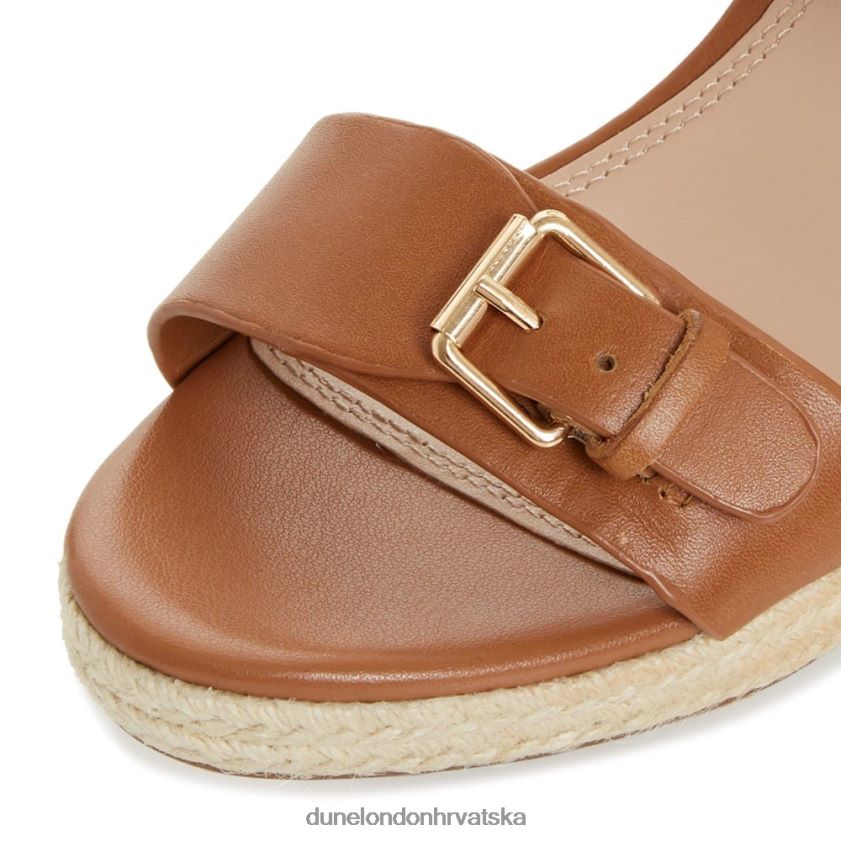 žene kožne sandale na klin Dune London H2BDNP665 kendyl preplanuli ten