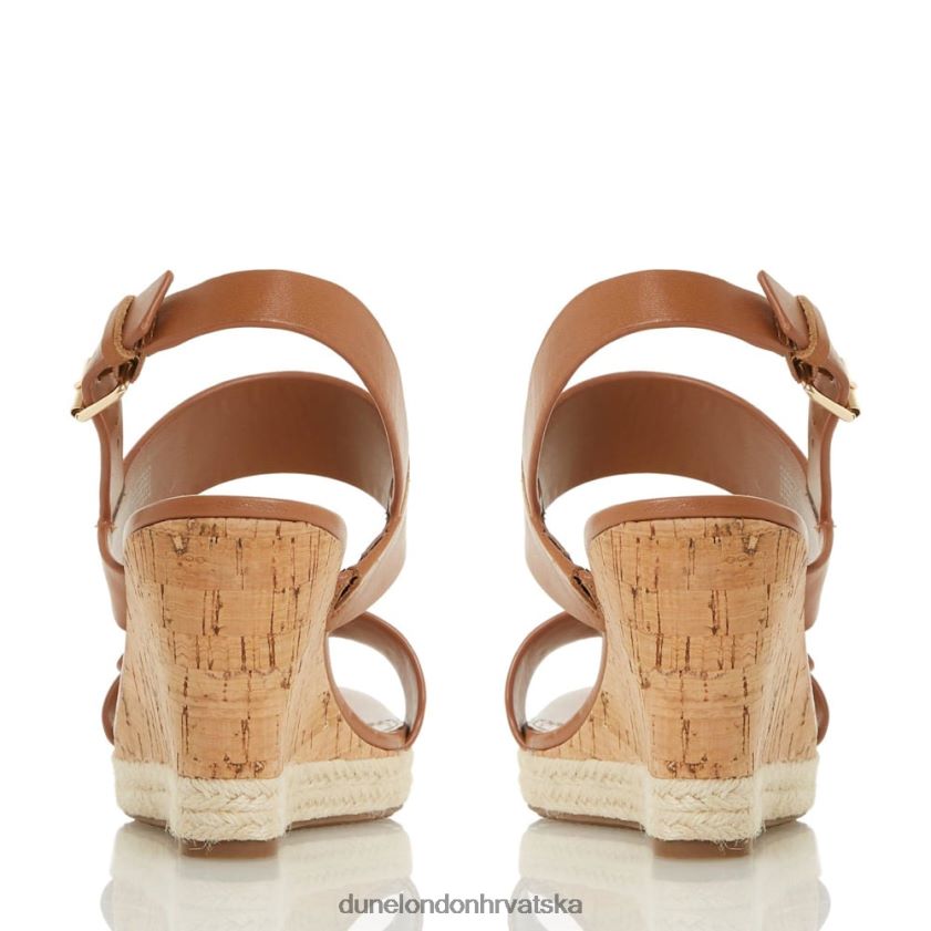 žene kožne sandale na klin Dune London H2BDNP665 kendyl preplanuli ten