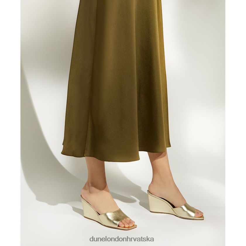 žene mule s otvorenim prstima Dune London H2BDNP96 motel zlato