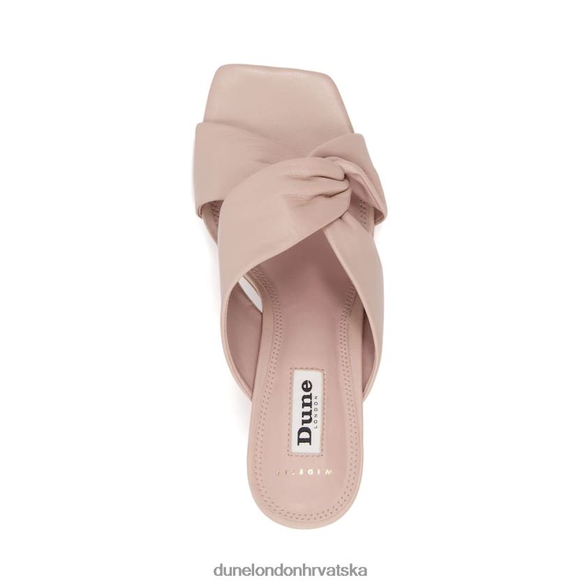 žene mule sandale sa širokim čvorom Dune London H2BDNP427 magnet ekru