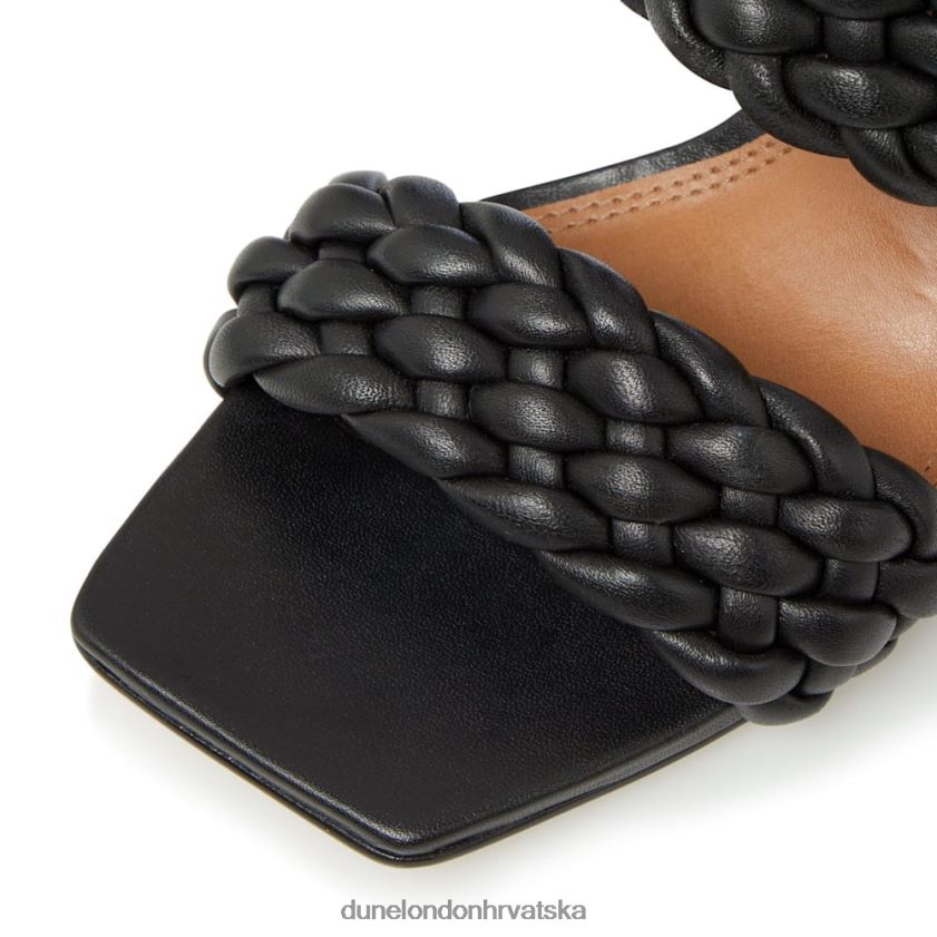 žene padding weave strap mules Dune London H2BDNP649 Moritz crno