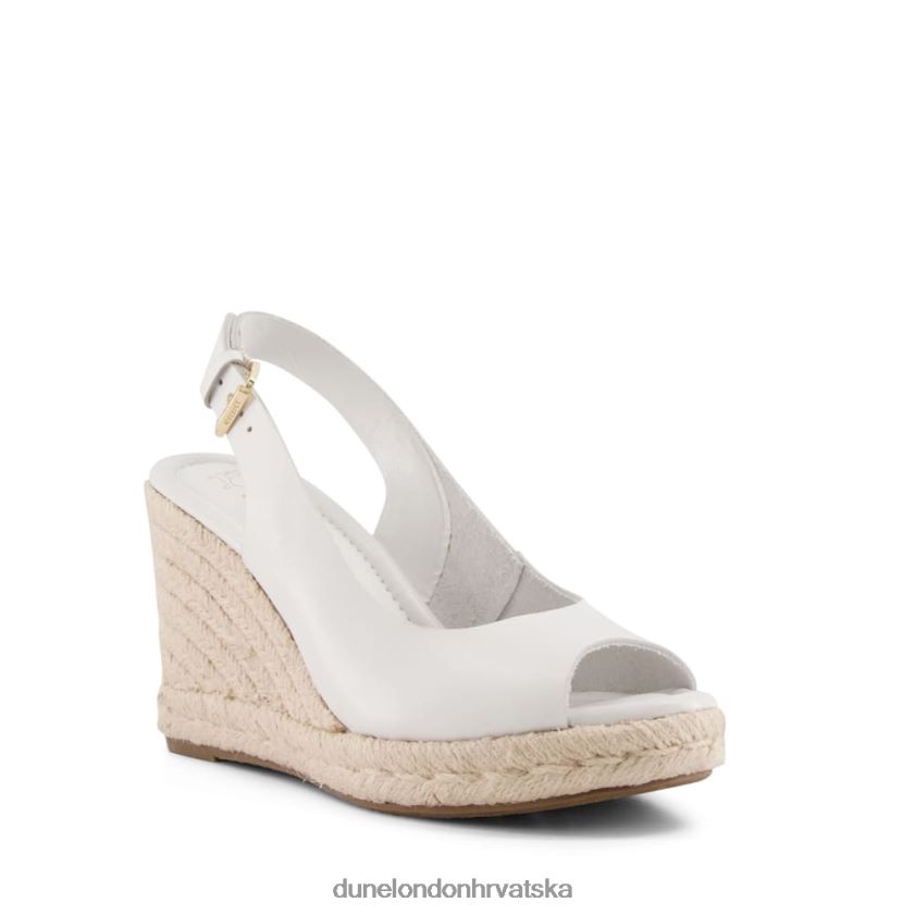žene peep-toe wedges Dune London H2BDNP601 kimmy bijela