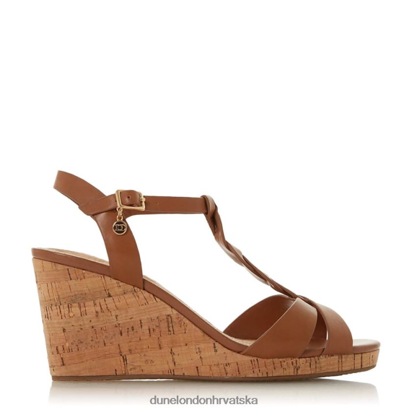 žene pletenica t-bar remen pluto klin peta Dune London H2BDNP407 koala preplanuli ten