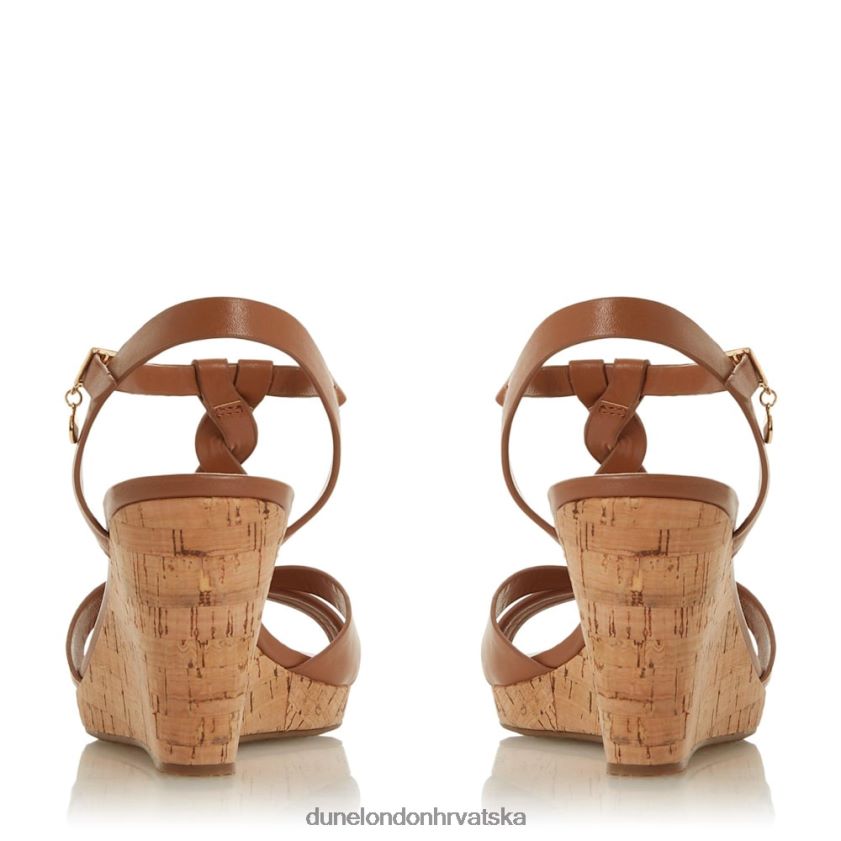 žene pletenica t-bar remen pluto klin peta Dune London H2BDNP407 koala preplanuli ten