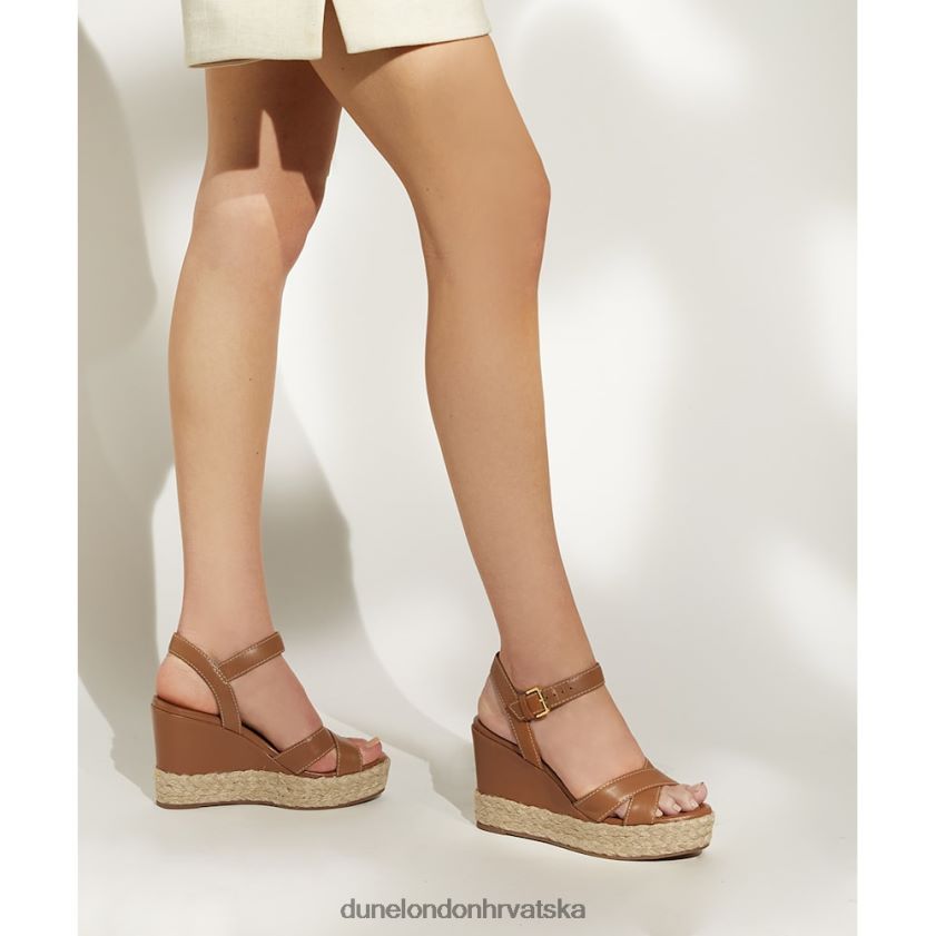 žene sandale espadrile-klinasta peta Dune London H2BDNP177 ljubazan preplanuli ten
