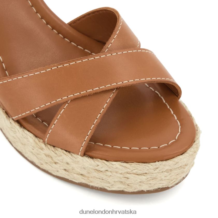 žene sandale espadrile-klinasta peta Dune London H2BDNP177 ljubazan preplanuli ten