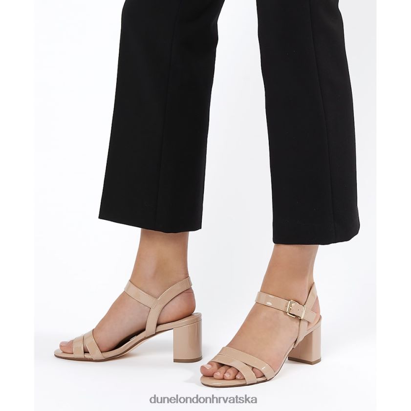 žene sandale s blok petom Dune London H2BDNP343 merisa gola