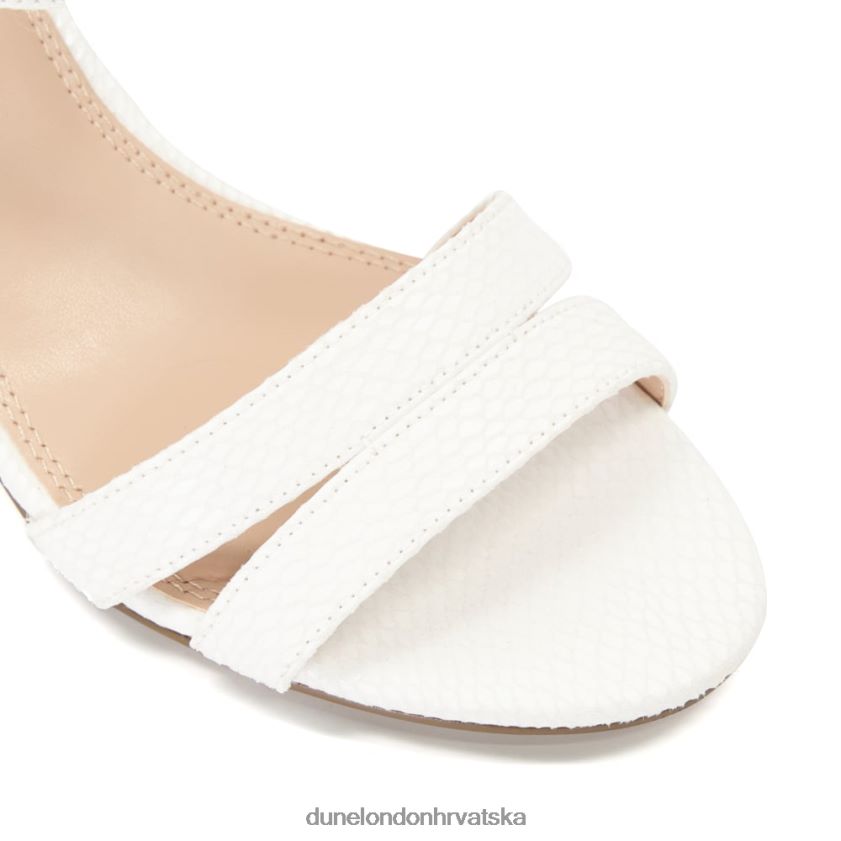 žene sandale s blok petom Dune London H2BDNP555 merisa bijela