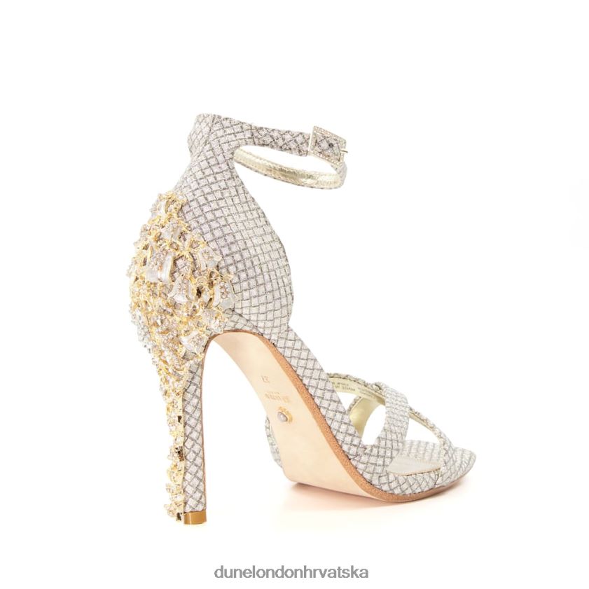 žene sandale s dijamantnom petom Dune London H2BDNP494 Mayfair kositar