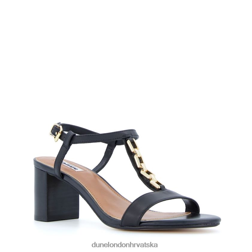 žene sandale s lančićima Dune London H2BDNP436 samo crno