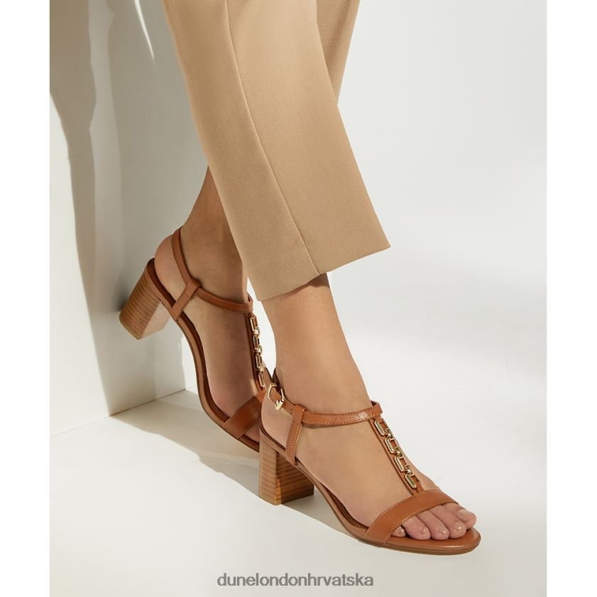 žene sandale s lančićima Dune London H2BDNP56 samo preplanuli ten
