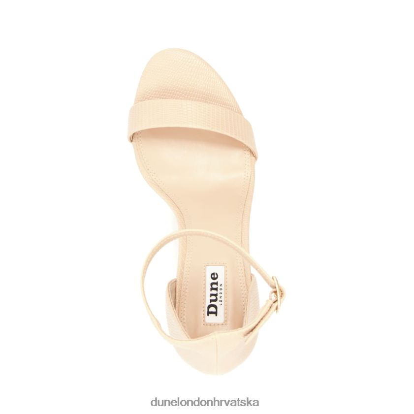žene sandale s petom s tvrdim leđima i remenčićima Dune London H2BDNP147 morra rumenilo