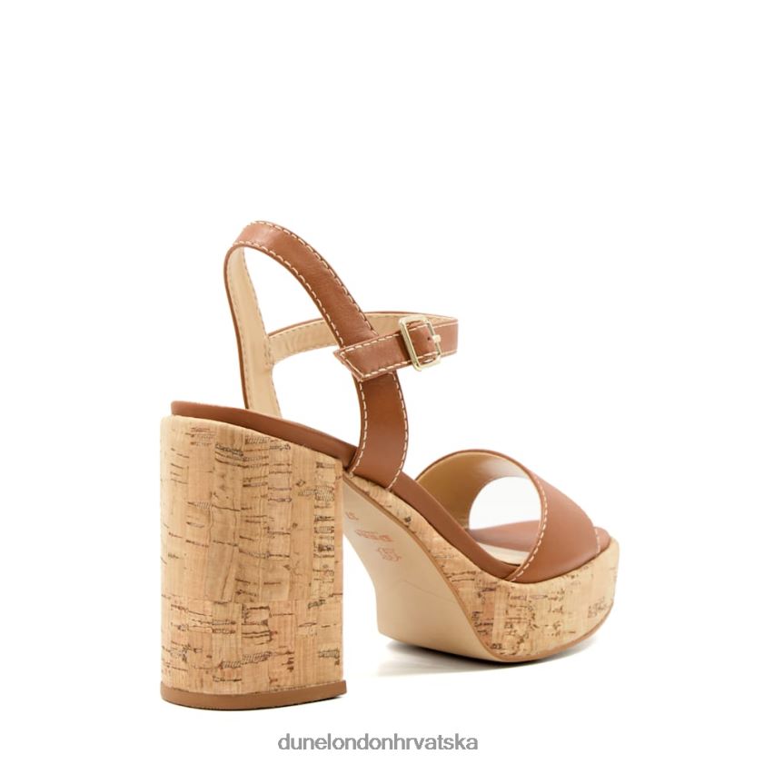 žene sandale s platformom od pluta Dune London H2BDNP123 jodi preplanuli ten