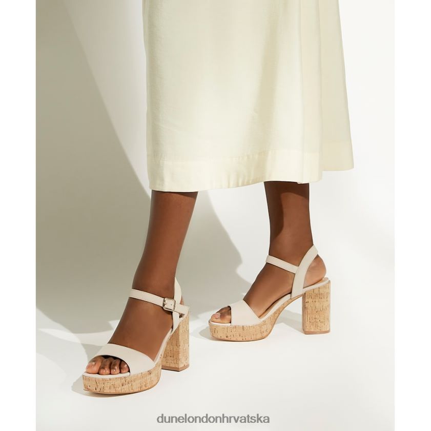 žene sandale s platformom od pluta Dune London H2BDNP461 jodi gola