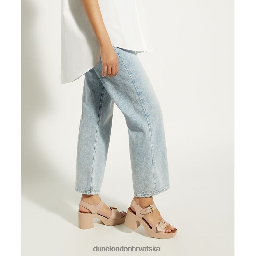 žene sandale sa srednjom platformom Dune London H2BDNP62 jenije rumenilo