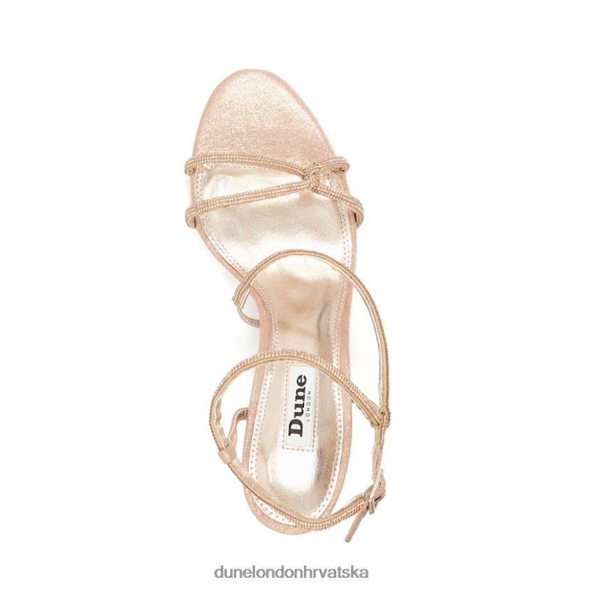 žene svjetlucave sandale s remenčićima Dune London H2BDNP322 veličanstvo zlato