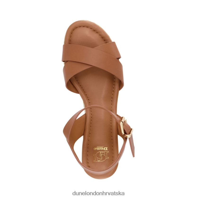 žene tkane ravne sandale Dune London H2BDNP347 linnie preplanuli ten