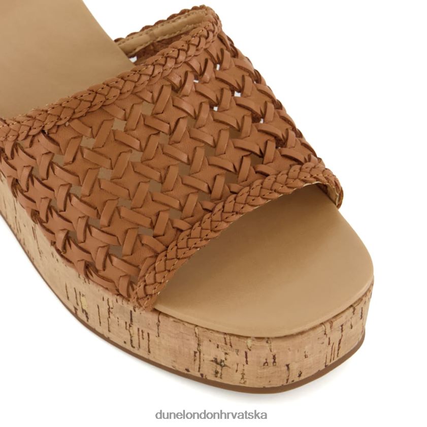 žene tkane sandale na klin od pluta Dune London H2BDNP138 katey preplanuli ten
